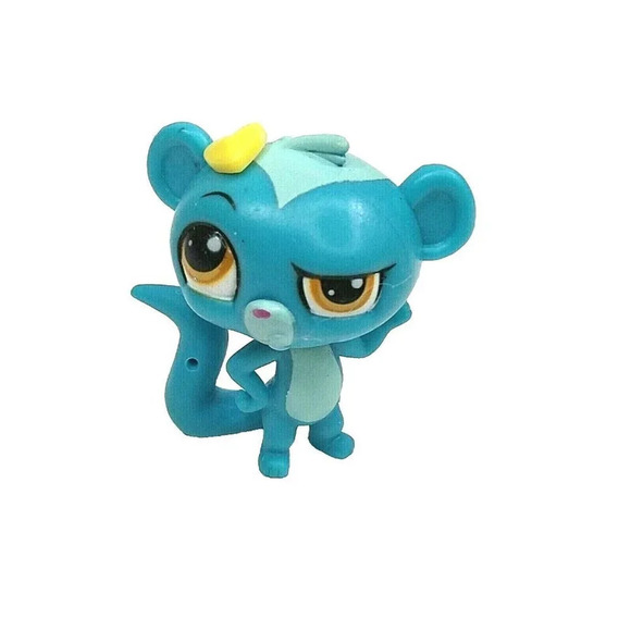 Lot of 5 Littlest Pet Shop LPS Hamster Monkey Chipmunk Mouse Dog Toy Mini Animal - Picture 15 of 16